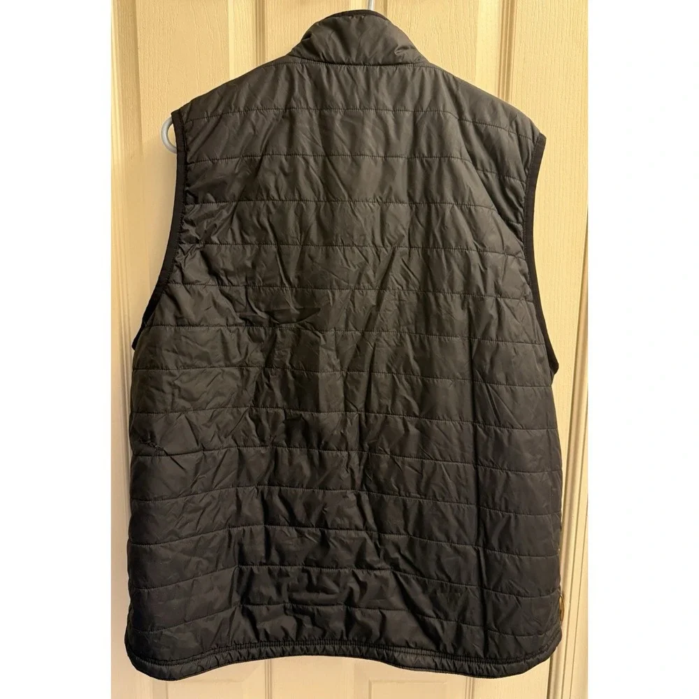 Carhartt Vest Mens XL Black Quilted Lightweight Insulated Puffer  A&W Root Beer